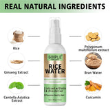 Rice Water Hair Care Spray Moisturizing Nourishing Leave-In Conditioner Women Promotes Strong & Healthy Hair Care Products 2pcs