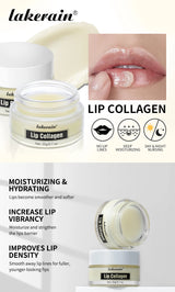 Collagen Lip Balm & Sleep Mask Deep Moisturizing Hydrating Smooth Lip Fine Lines Gentle Exfoliating Dry Dead Skin Daily Lip Care