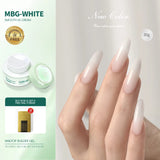 Nailpop Milky Smooth Builder Gel 30/100g for Nail Extension Long Lasting Quick Building UV Gel Soak Off Nail Art Design DIY