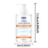 GSWP 60% Urea Moisturising Hand and Foot Cream, Containing Salicylic Acid, Protects and Nourishes Hands and Feet. 250g/500g