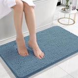 Bathroom Rugs 30x20, Extra Soft Absorbent Chenille Bath Rugs, Rubber Backing Quick Dry, Machine Washable Bath Mats for Bathroom