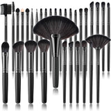 32Pc Makeup Brush Set Cosmetic Tools for Powder Eye Shadow Foundation Blush Blending Beauty Makeup Brush Kit for Makeup Starters