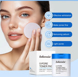 Zero Pore Toner Pads Control Oil Reduce Sebum Exfoliate Deep Clean Refines Pores Antioxidant Skincare Treatment  skincare korean