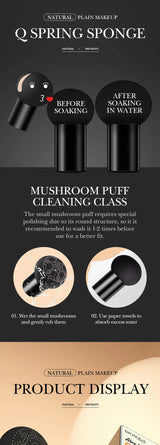 Aloe Air Cushion CC Cream Mushroom Head Puff Moisturizer Concealer Brightening BB Cream Waterproof Face Base Makeup Cosmetics