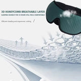 3D Contour Sleep Eye Mask Suitable for Side Sleepers -100% Blackout Soft and Stress Free - Suitable for Travel Napping Yoga
