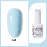 Clou Beaute Gel Color Hema TPO Free 15ml Gel Nail Varnish Soak Off UV Gel Polish Nail Art Manicure Lacquer Nail Art Jelly Gel