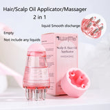 Empty 6ml Scalp Applicator Mini Head Massager Roller Ball Brush for Hair Growth Oil Medicine Liquid Applicator Massage Comb