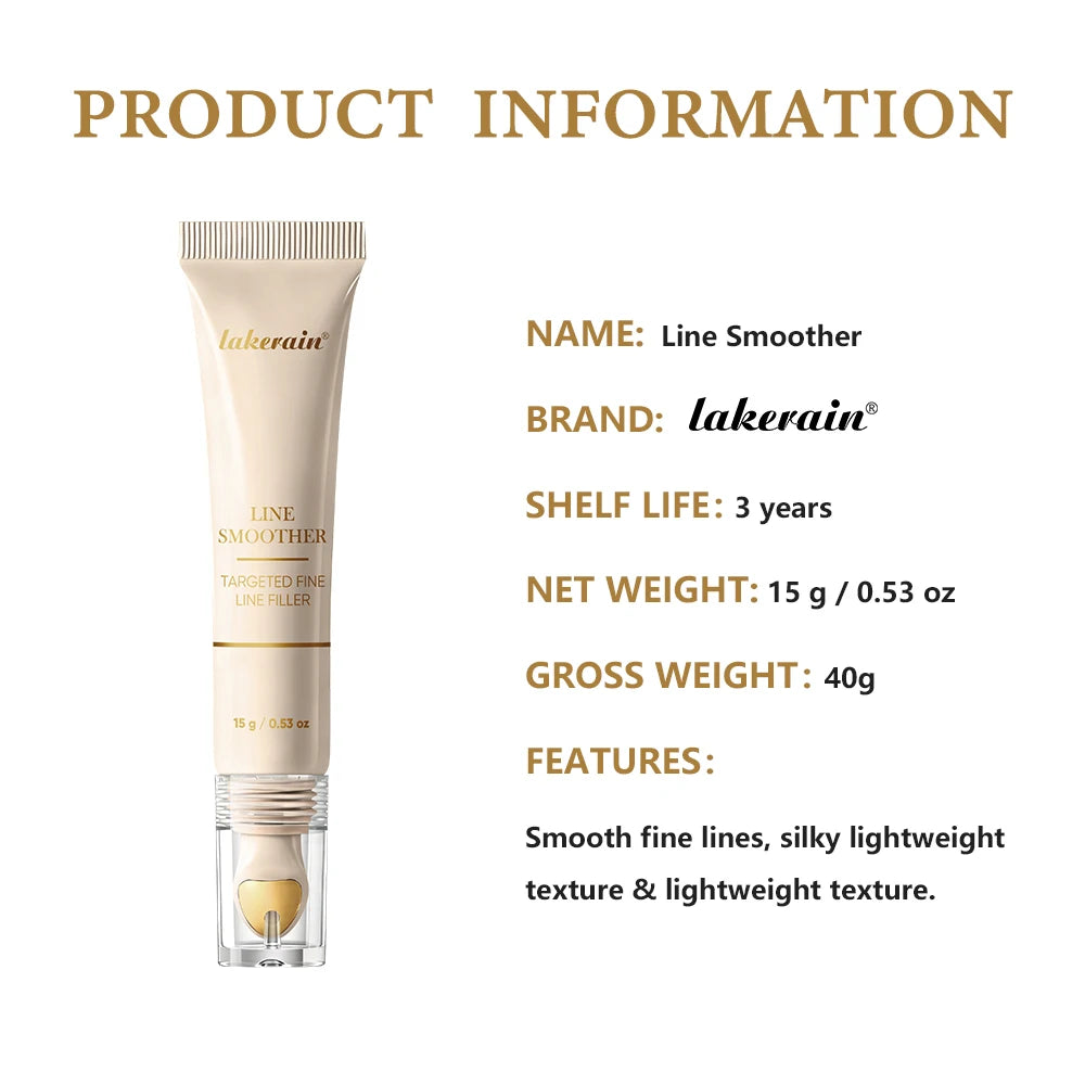 Smooth Fine Line Primer Soften Fine Lines Pores Natural Matte Finish Improve Dull Skin Deeply Hydration Silky Lightweight Primer