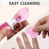 LINMANDA 200Pcs Lint Free Nail Cleaning Wipes Nail Cleaning Pads Gel Nail Cleaning Wipes Suitable for Home or Nail Salon Use