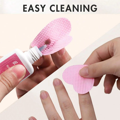 LINMANDA 200Pcs Lint Free Nail Cleaning Wipes Nail Cleaning Pads Gel Nail Cleaning Wipes Suitable for Home or Nail Salon Use