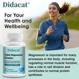 Triple Magnesium Complex Capsules, Supports Bone Strength, Muscle Relaxation, Cardiovascular Wellness and Night Sleep Quality