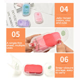 Portable Hand Soap Sheets for Travel | Dissolving Cleanser Wipes | Alcohol-Free | On-the-Go 50 Sheets/Box