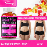 Nighttime Metabolism Gummies - Tone Up Capsules for Bloating & Metabolism, Appetite Suppressant