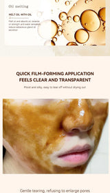 Aiheno Deep Hydration Moisturizing Control Oil Pore-Cleansing Mask Deep Clean Quick Absorption Peel-Off Mask，Peel-off Mask