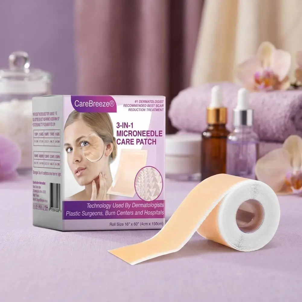 1/3/5rolls Brand Wrinkle-reducing Body Face Tape Dermatologist Recommend Best Scar Reduction Patch 3-in-1 Microneedle Care Patch