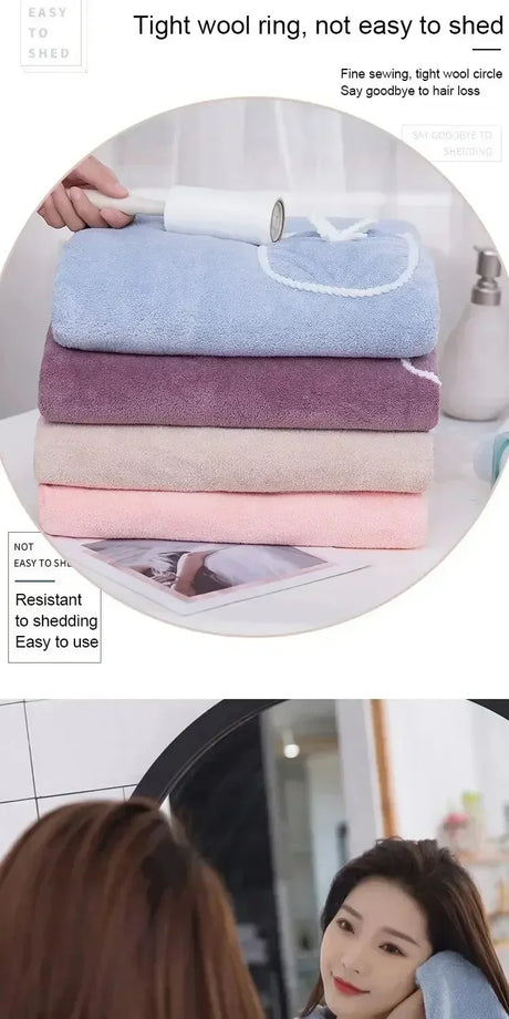 Women's Bath Towel Wearable 140x85cm - Quick Dry Spa&Beach Wrap with Anti-Slip Design for Shower Gym Yoga Fast-drying Convenient