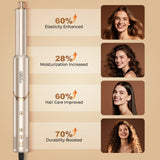 8 in 1 Hair Dryer Brush High Speed Brushless Blow Dryer Negative Ionic Hair Heating Brush Hot Air Styling Comb Auto Hair Curle