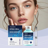 Viareline Stem Cell Skin Ampoule 35ml Firming Essence Reduces Fine Lines Rejuvenates Face Serum