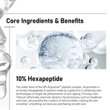 AHA 30%+BHA 2% Exfoliating Face Salicylic Acid Serum 10% Niacinamide + 1% Zinc, 10% Hexapeptide Serum Moisturizing Face Skincare
