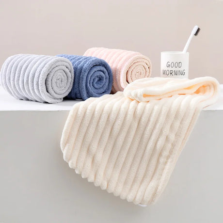 1/3/4 Pcs Quick-Drying Microfiber Hair Drying Cap Absorbent Soft Anti-Frizz Hair Towel Wrap for Women Home Bathroom Daily Use