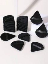 50/40/30/20/10/5 Triangular Velvet Puffs, Reusable Puffs, Face and Eye Makeup Puffs, Foundation Make-up Powder Makeup Tools