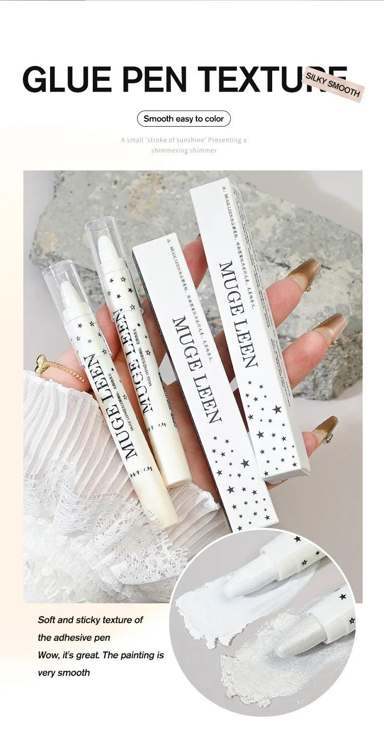Glitter Eyeshadow High Gloss Pen Matte Diamond Highlighter Pen Waterproof Brighten Silkworm Makeup Pencil Shiny Eyelids Cosmetic