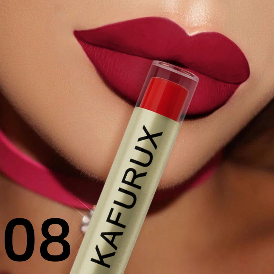 20 Colors Dark Brown Nude Liquid Lipsticks Waterproof Velvet Matte Lip Gloss Long Lasting Lip Glaze Beauty Red Lip Tint Makeup