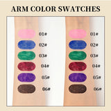QIBEST 4D Silk Fiber Eyelash Mascara Waterproof Colorful Mascara For Eyelash Extension Thick Lift Lengthening Lasting Makeup