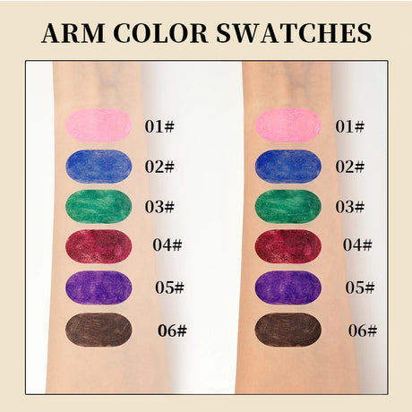 QIBEST 4D Silk Fiber Eyelash Mascara Waterproof Colorful Mascara For Eyelash Extension Thick Lift Lengthening Lasting Makeup