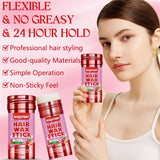 WOZUTUNT 75g Wax Stick with Styling Comb for Natural Hair and Wig Long-Lasting Hold Solid Wax Cream Multi-Functional Hair Pomade