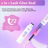 Eyelash Glue and Seal for Eyelash Clusters Strong Fixed Eyelash Glue Lasting Eyelash Glue Eyelash Extension tool