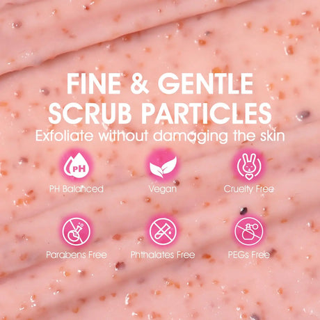Bikini Area Exfoliator with 10% AHA+BHA & Turmeric For Bikini Underarm Area,Skin Moisturizing, Smoothing Exfoliating Body Scrub