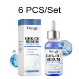30ml Copper Peptide Serum GHK-Cu Face Firming Lifting Fade Fine Lines Shrink Pores Barrier Repair Hyaluronic Acid Moisturizer