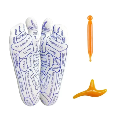 Physiotherapy Foot Care Massage Relieve Tired Feet Sock Acupressure Foot Massager Reflexology Socks Foot Acupoint Massage Tool