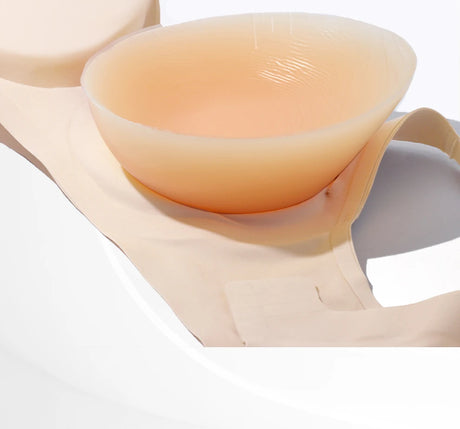 LERVANLA Silicone Breasts Pads Forms Pads Chest Women's Fake Boobs Enhancement Magnify Underwear 2-in-1Breast Becomes Big
