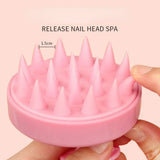 Silicone Shampoo Brush Scalp Antipruritic Massage Hair Washing Combs Body Cleansing Exfoliator Bathing Brushes Hairdressing Tool