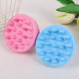 Silicone Scalp Massage Comb - Soft PE Bristles Shampoo Brush for Deep Cleansing, Home SPA & Bath Brush