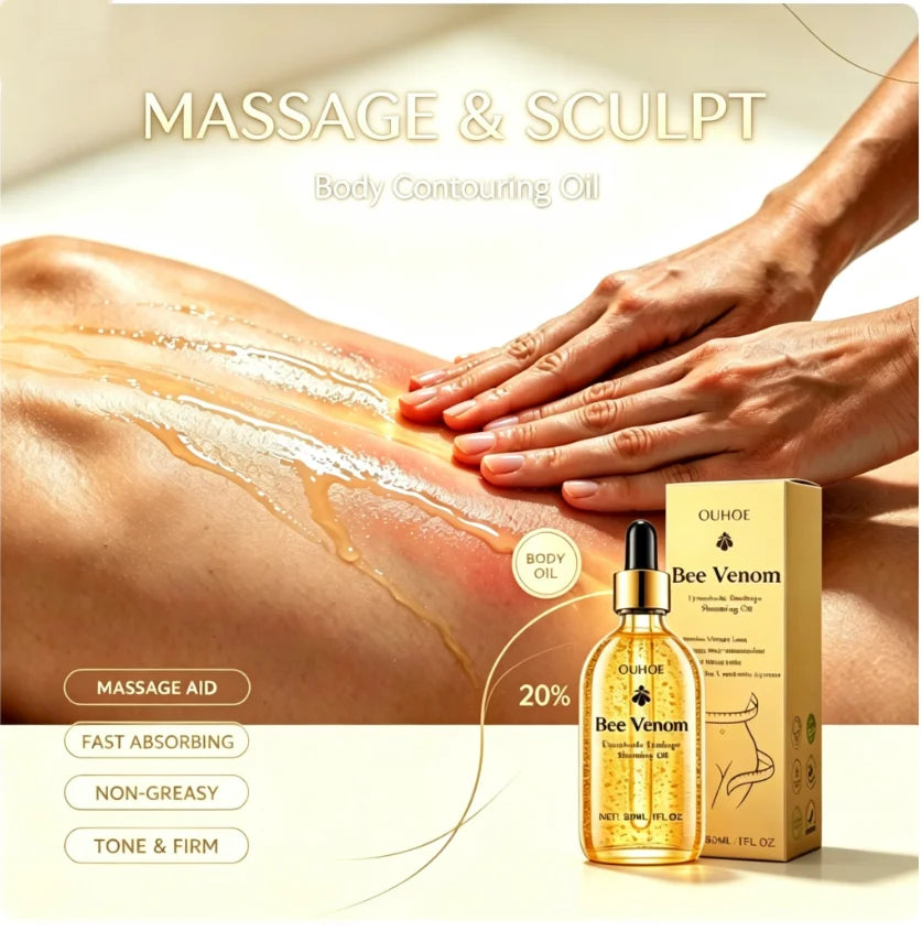 Sculpting Massage Oil | Non-Greasy Firming Serum for Body & Waist | 30ml