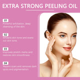 110ML Body Peeling Oil Gentle Remove Dead Skin Moisturizing Glowing Skin Tone Firming Smoothing Massage Body Exfoliating Oil