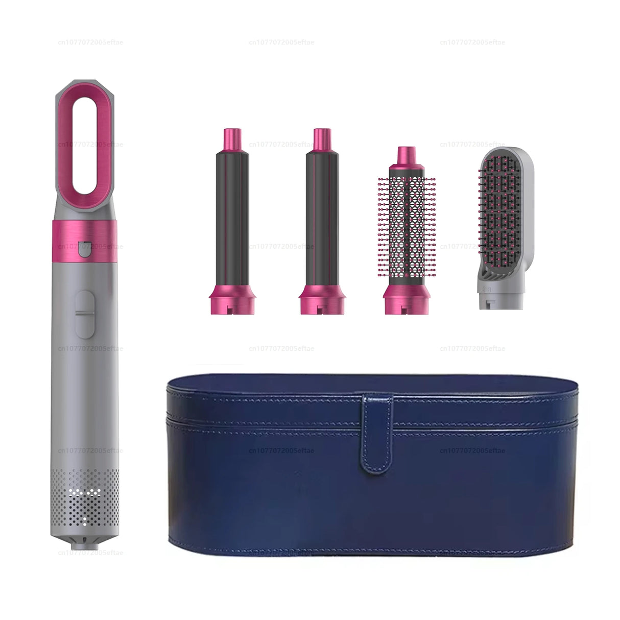 5 in 1 Hair Styler Powerful Fast Drying Ionic Hair Dryer High Speed Hot Comb Brush Set Professional Hair Straightener