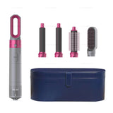 5 in 1 Hair Styler Powerful Fast Drying Ionic Hair Dryer High Speed Hot Comb Brush Set Professional Hair Straightener