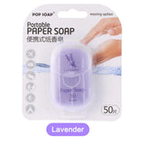 Ultimate Portable Paper Soap Sheets For Outdoor Travel， disposable hand washing travel soap