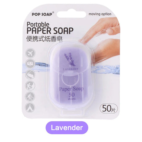 Ultimate Portable Paper Soap Sheets For Outdoor Travel， disposable hand washing travel soap