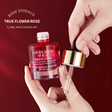 Mercilen Double Rose Time Revitalizing Essence Oil 30ml, Moisturizes, Nourishes, and Firms the Skin, Daily Facial Skin Care Essence, Makes Skin Look Younger, Contains Rose Essential Oil and Plant-Based Squalane, Suitable for