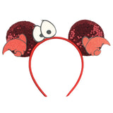 Newest Festival Party Cosplay Mouse Ears Headband 3.3" Ears Glitter Hairband Without Bow For Boys DIY Cartoon Hair Accessories