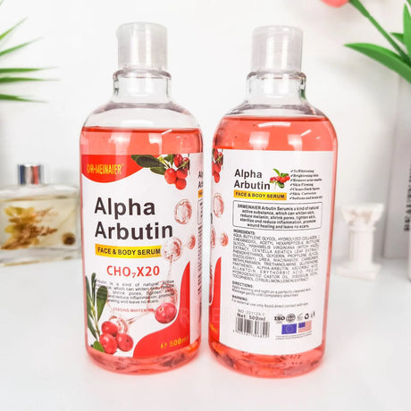 500ML Vitamin C AHA HYALURONIC& NICOTINAMIDE Face Serum Moisturizing Lightening Body Cream
