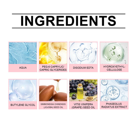 Collagen Makeup Remover Oil Jojoba Oil Makeup Remover Deep Cleansing Pore Dirt Gentle Daily Emulsifying Facial Cleanser Cosmetic