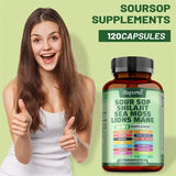 24-In-1 Soursop Supplement - Promote Digestion and Cell Health, Supports Skin, Joint and Bone Health, Strengthens Immunity