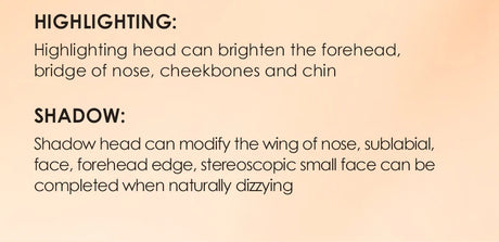 O.TWO.O Double Head Contour Concealer Stick Waterproof Matte Finish Brighten Highlighters Contouring Pen For Face Makeup