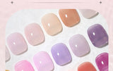 Clou Beaute Jelly Color UV Gel Manicure Summer Pink Nude Gel Nail Rainbow Nail Supplies For Professionals Semi-permanent Varnish